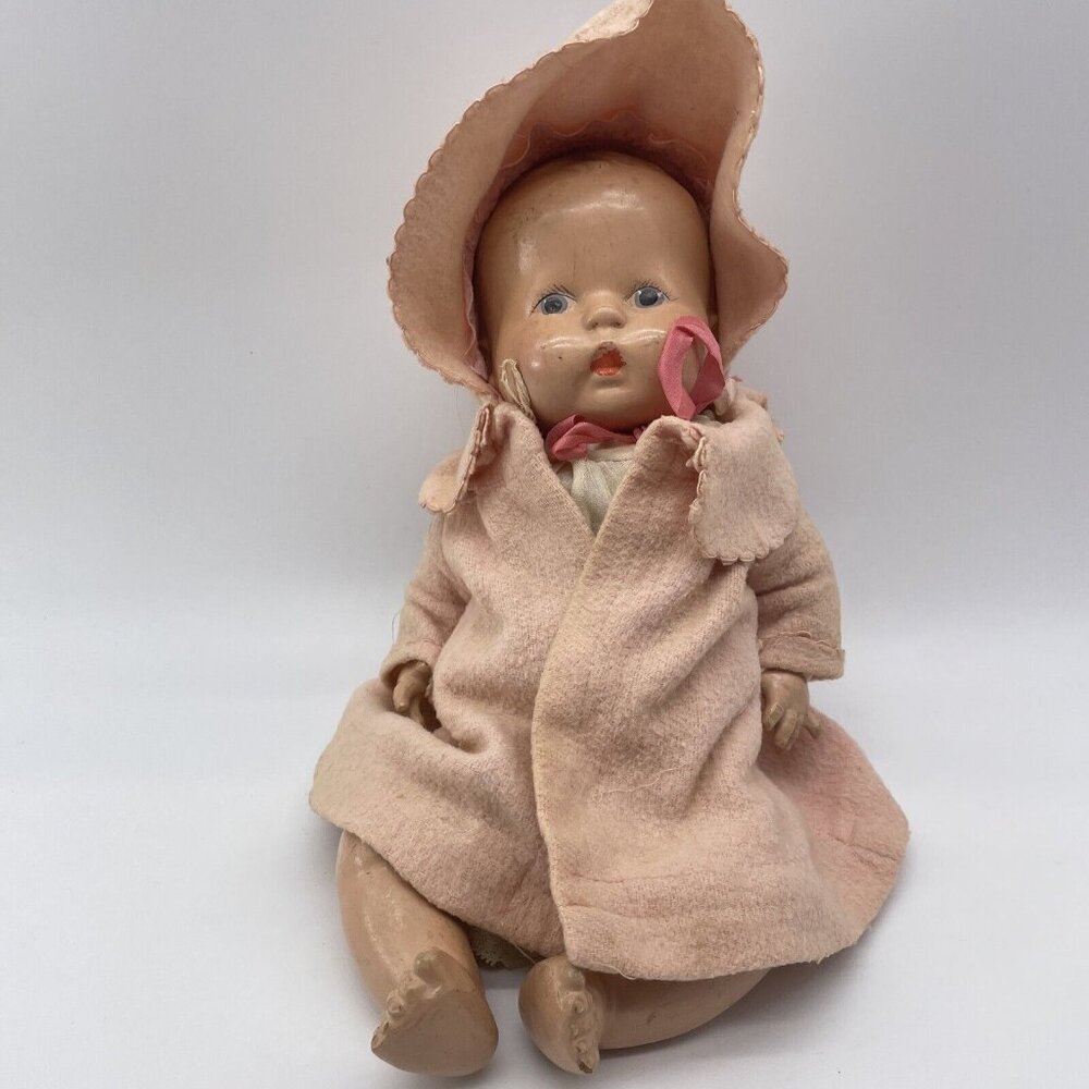 1931 Composition Head And Limbs Doll Soft Body “Little Buttercup” Horsman 14”